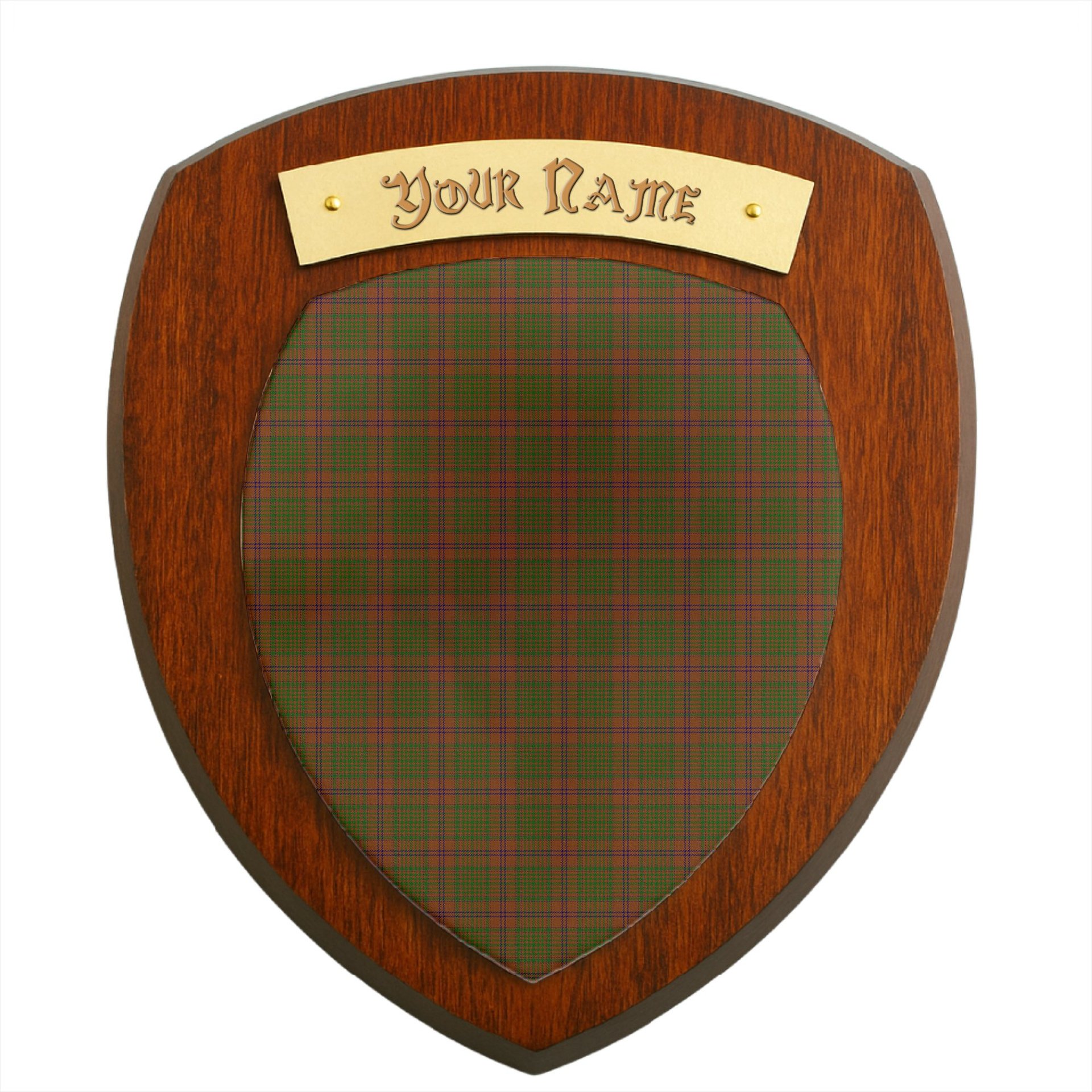 ScotsTee Shop Scottish MacGillivray Hunting Clan Tartan Wooden Wall Plaque Personalize with Your Name