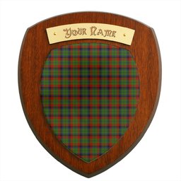ScotsTee Shop Scottish MacNett Clan Tartan Wooden Wall Plaque Personalize with Your Name