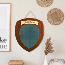 ScotsTee Shop Scottish Lockhart Clan Tartan Wooden Wall Plaque Personalize with Your Name