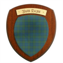 ScotsTee Shop Scottish Lockhart Clan Tartan Wooden Wall Plaque Personalize with Your Name