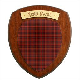 ScotsTee Shop Scottish MacDonald of Ardnamurchan Clan Tartan Wooden Wall Plaque Personalize with Your Name