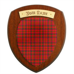 ScotsTee Shop Scottish MacColl Modern Clan Tartan Wooden Wall Plaque Personalize with Your Name