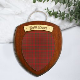 ScotsTee Shop Scottish MacDonell of Keppach Clan Tartan Wooden Wall Plaque Personalize with Your Name