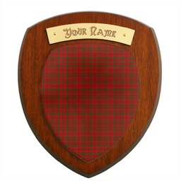 ScotsTee Shop Scottish MacDonell of Keppach Clan Tartan Wooden Wall Plaque Personalize with Your Name