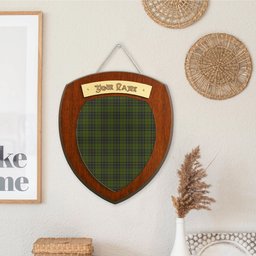 ScotsTee Shop Scottish MacLean Hunting Clan Tartan Wooden Wall Plaque Personalize with Your Name