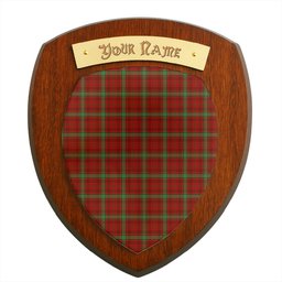 ScotsTee Shop Scottish Morrison Clan Tartan Wooden Wall Plaque Personalize with Your Name