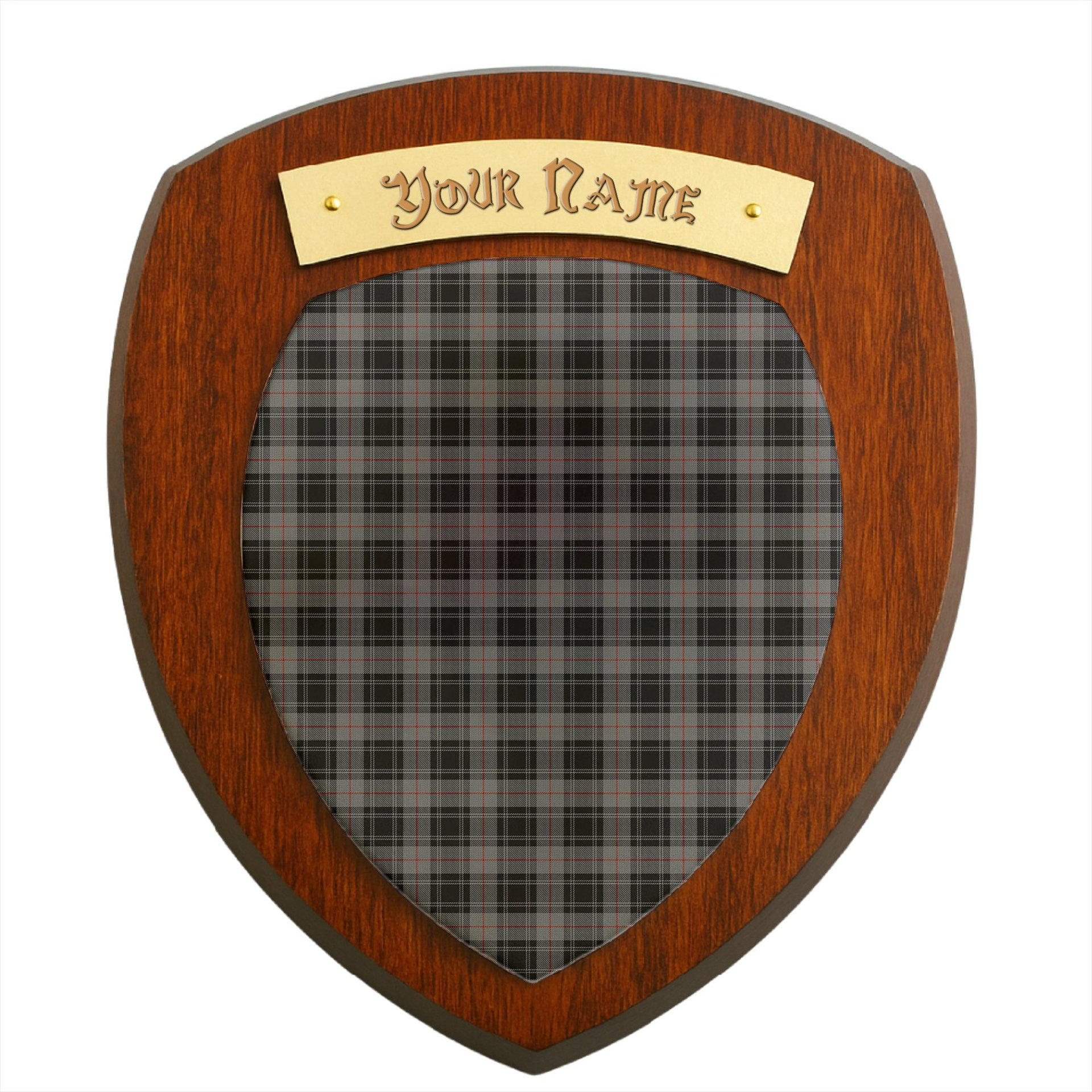 ScotsTee Shop Scottish Moffat 1984 Clan Tartan Wooden Wall Plaque Personalize with Your Name