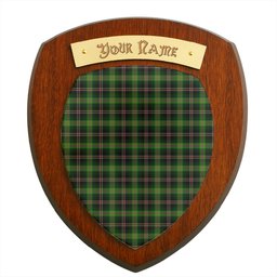 ScotsTee Shop Scottish Madewell Clan Tartan Wooden Wall Plaque Personalize with Your Name