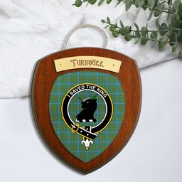 ScotsTee Shop Scottish Turnbull Hunting Ancient Clan Clan Crest Scottish Tartan Wooden Wall Plaque