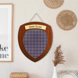 ScotsTee Shop Scottish RCAF Clan Tartan Wooden Wall Plaque Personalize with Your Name