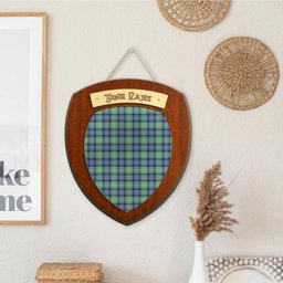 ScotsTee Shop Scottish Sutherland Old Ancient SC Clan Tartan Wooden Wall Plaque Personalize with Your Name