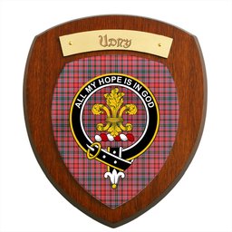 ScotsTee Shop Scottish Udny Clan Crest Scottish Tartan Wooden Wall Plaque