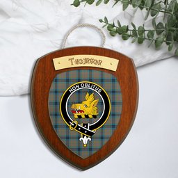 ScotsTee Shop Scottish Thomson Hunting Ancient Clan Crest Scottish Tartan Wooden Wall Plaque