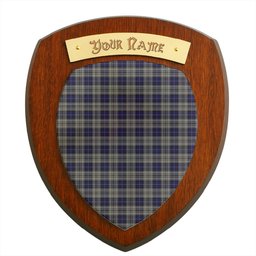 ScotsTee Shop Scottish Napier Clan Tartan Wooden Wall Plaque Personalize with Your Name