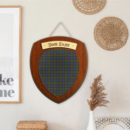 ScotsTee Shop Scottish MacPhedran Clan Tartan Wooden Wall Plaque Personalize with Your Name