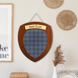 ScotsTee Shop Scottish MacRae of America Clan Tartan Wooden Wall Plaque Personalize with Your Name