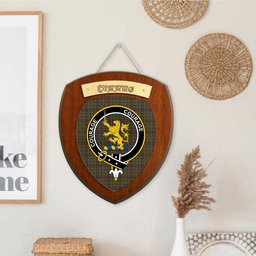 ScotsTee Shop Scottish Cumming Hunting Clan Crest Scottish Tartan Wooden Wall Plaque