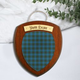 ScotsTee Shop Scottish Murray of Elibank Clan Tartan Wooden Wall Plaque Personalize with Your Name