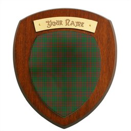 ScotsTee Shop Scottish Matheson Hunting Highland Clan Tartan Wooden Wall Plaque Personalize with Your Name