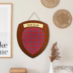 ScotsTee Shop Scottish Rait Clan Tartan Wooden Wall Plaque Personalize with Your Name