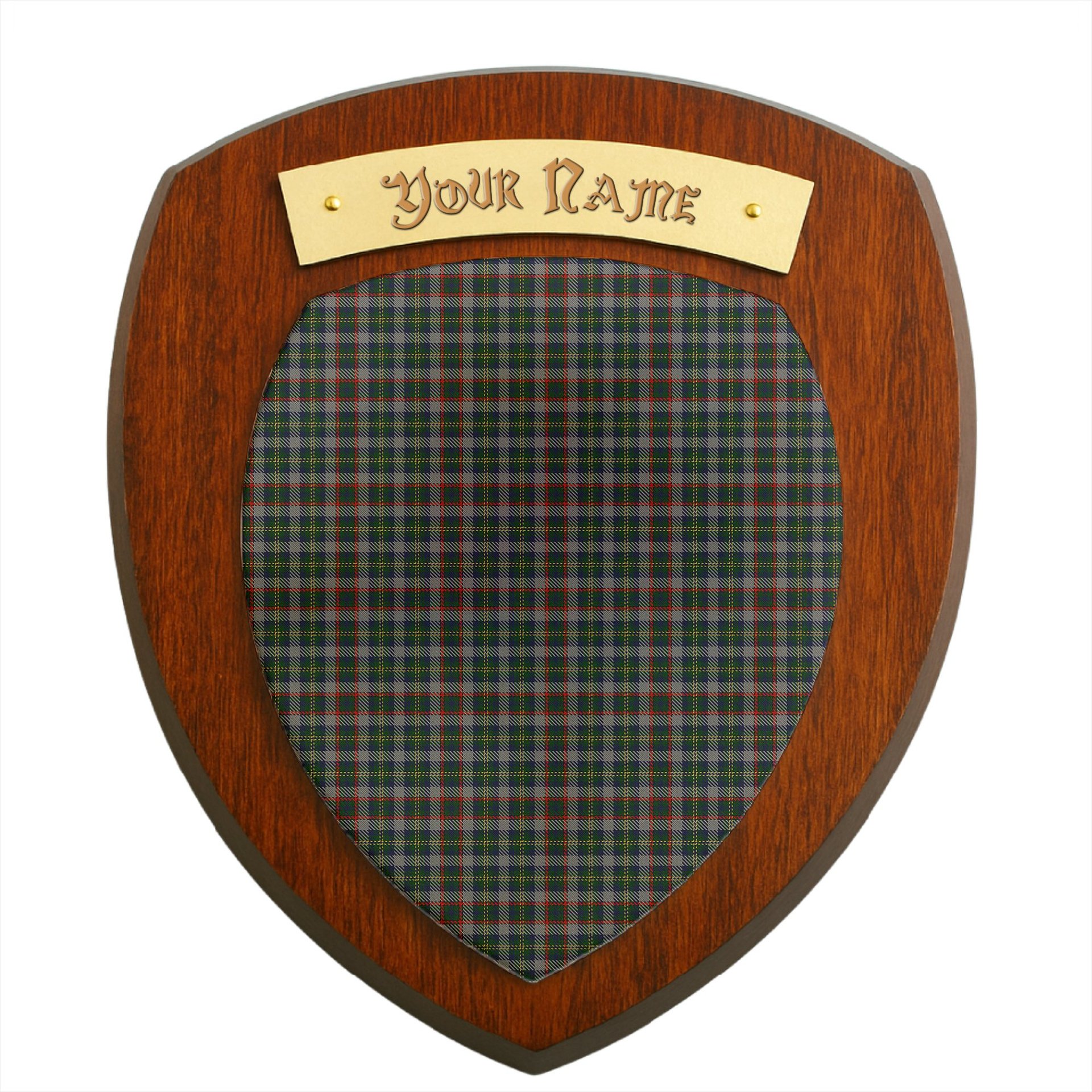 ScotsTee Shop Scottish Penman 2 Clan Tartan Wooden Wall Plaque Personalize with Your Name
