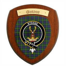 ScotsTee Shop Scottish Gordon Clan Clan Crest Scottish Tartan Wooden Wall Plaque