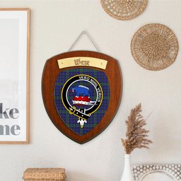 ScotsTee Shop Scottish Weir Clan Crest Scottish Tartan Wooden Wall Plaque