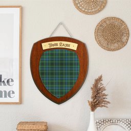 ScotsTee Shop Scottish O_Donohue Clan Tartan Wooden Wall Plaque Personalize with Your Name