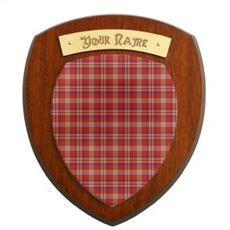 ScotsTee Shop Scottish Pennington Clan Tartan Wooden Wall Plaque Personalize with Your Name