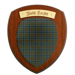 ScotsTee Shop Scottish Thomson Hunting Clan Tartan Wooden Wall Plaque Personalize with Your Name