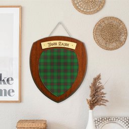 ScotsTee Shop Scottish Orrock Clan Tartan Wooden Wall Plaque Personalize with Your Name