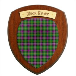 ScotsTee Shop Scottish Selkirk Clan Tartan Wooden Wall Plaque Personalize with Your Name
