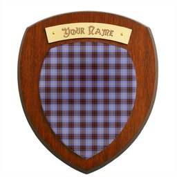 ScotsTee Shop Scottish Rutherford SC Clan Tartan Wooden Wall Plaque Personalize with Your Name