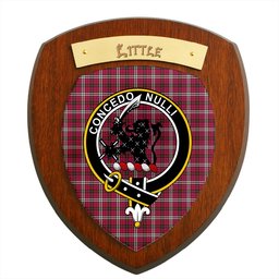 ScotsTee Shop Scottish Little Clan Crest Scottish Tartan Wooden Wall Plaque