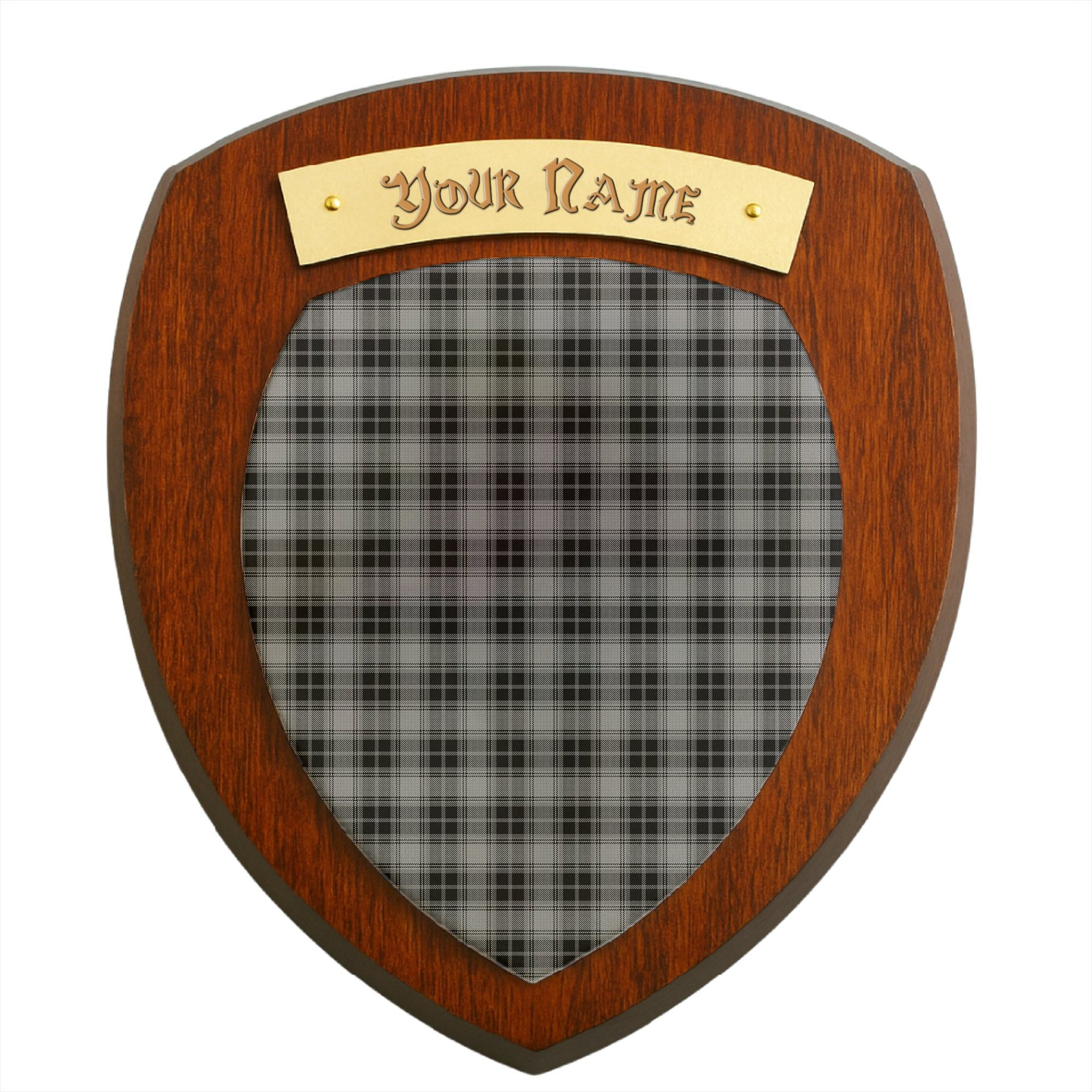 ScotsTee Shop Scottish O_Sullivan-Beare Clan Tartan Wooden Wall Plaque Personalize with Your Name
