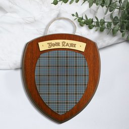 ScotsTee Shop Scottish Thompson Clan Tartan Wooden Wall Plaque Personalize with Your Name