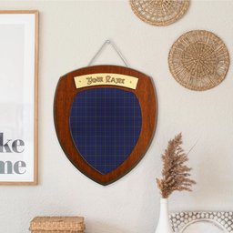 ScotsTee Shop Scottish Moon New Maldon Surrey Clan Tartan Wooden Wall Plaque Personalize with Your Name