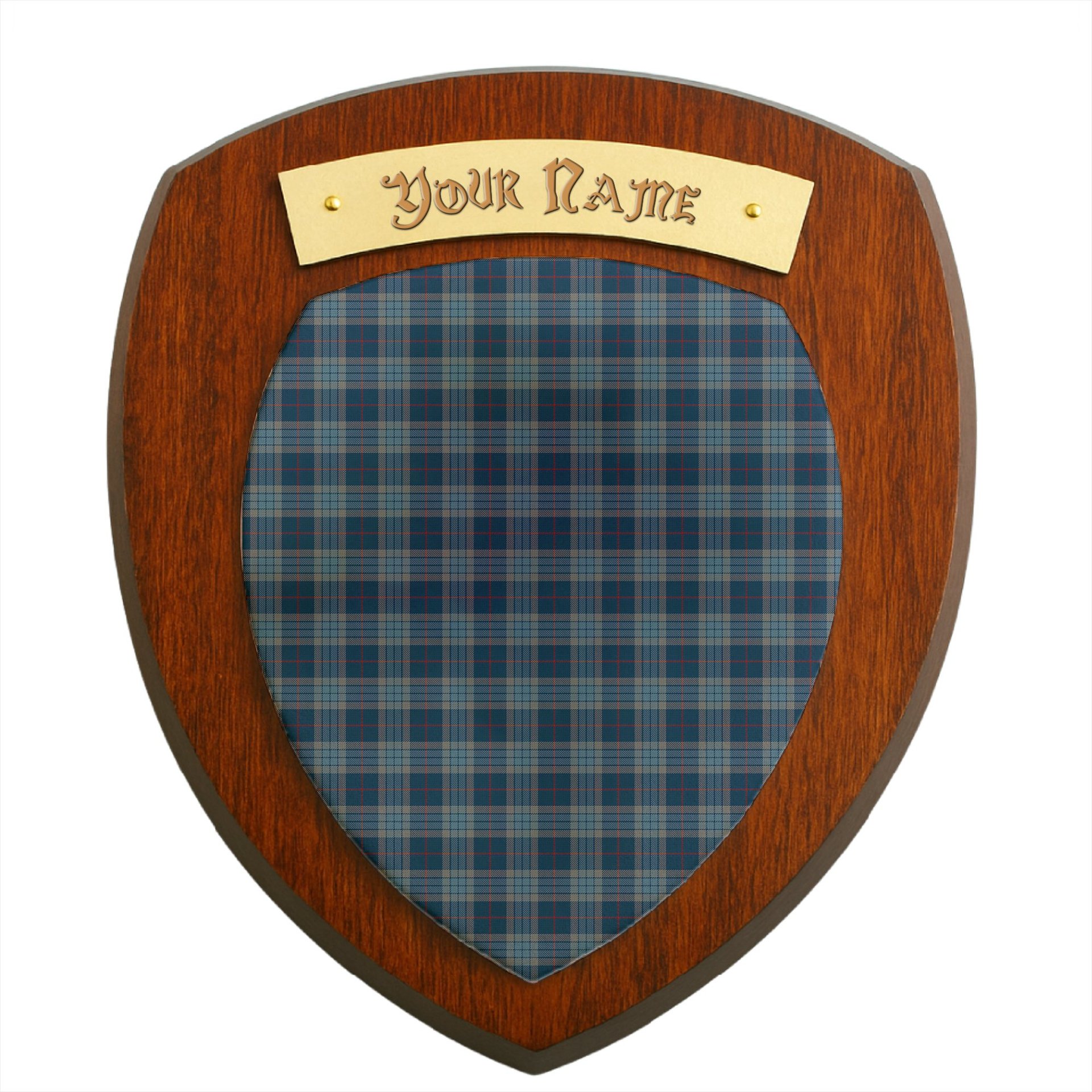 ScotsTee Shop Scottish Thorburn Lochcarron Clan Tartan Wooden Wall Plaque Personalize with Your Name