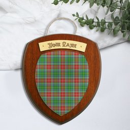 ScotsTee Shop Scottish Muirhead SC Clan Tartan Wooden Wall Plaque Personalize with Your Name