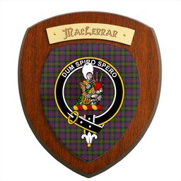 ScotsTee Shop Scottish MacLennan Clan Crest Scottish Tartan Wooden Wall Plaque