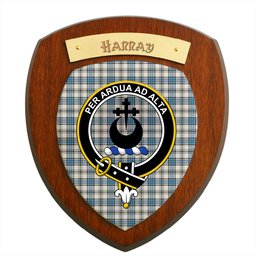 ScotsTee Shop Scottish Hannay Ancient Clan Crest Scottish Tartan Wooden Wall Plaque