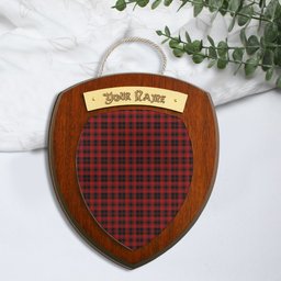 ScotsTee Shop Scottish Murray of Ochtertyre Clan Tartan Wooden Wall Plaque Personalize with Your Name