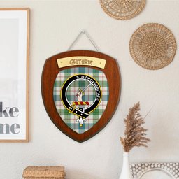 ScotsTee Shop Scottish Guthrie Dress Ancient Clan Crest Scottish Tartan Wooden Wall Plaque
