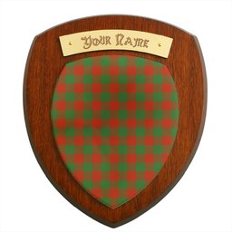ScotsTee Shop Scottish Moncreiffe Ancient Clan Tartan Wooden Wall Plaque Personalize with Your Name