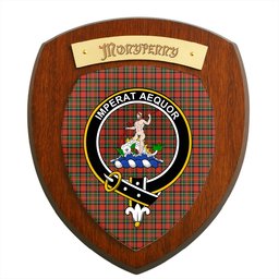 ScotsTee Shop Scottish Monypenny Clan Crest Scottish Tartan Wooden Wall Plaque