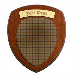 ScotsTee Shop Scottish O_Keefe Clan Tartan Wooden Wall Plaque Personalize with Your Name