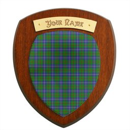 ScotsTee Shop Scottish Turnbull Hunting SC Clan Tartan Wooden Wall Plaque Personalize with Your Name