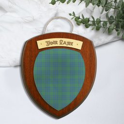 ScotsTee Shop Scottish Montgomery Ancient Clan Tartan Wooden Wall Plaque Personalize with Your Name