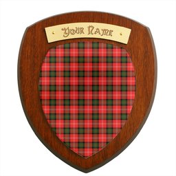 ScotsTee Shop Scottish Nesbitt Modern Clan Tartan Wooden Wall Plaque Personalize with Your Name