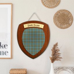 ScotsTee Shop Scottish Pasley District Clan Tartan Wooden Wall Plaque Personalize with Your Name
